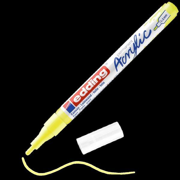 Supertrend 5300 Akrilik Boyama Markörü 1-2 mm FOSFORLU SARI - Image 1