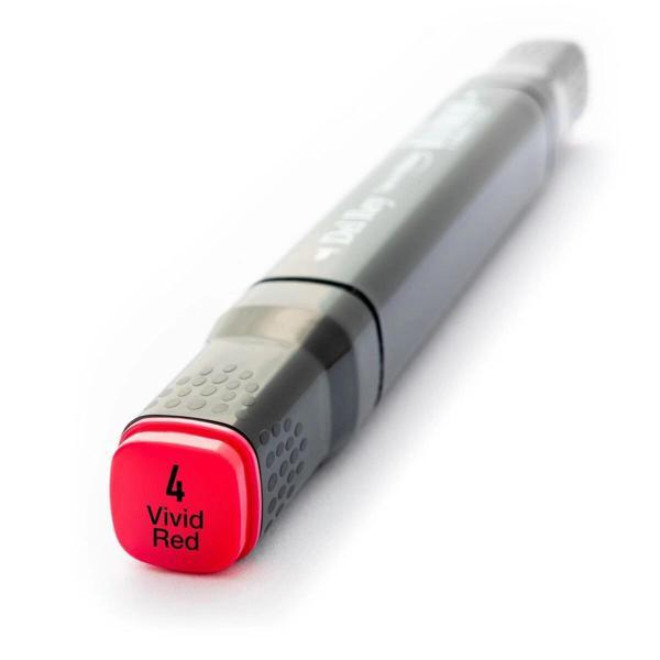Supertrend Çift Uçlu Çizim Marker Kalemi 4 Vivid Red - Image 1