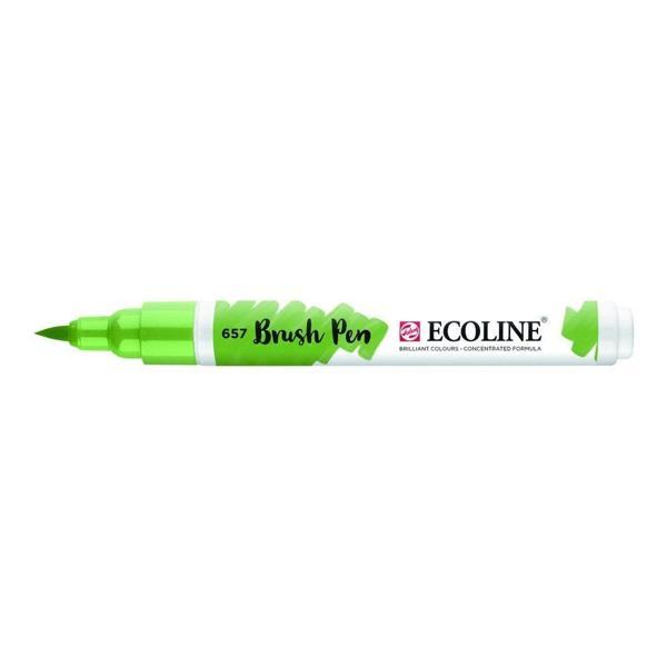 Supertrend Ecoline Brush Pen Fırça Uçlu Kalem 657 Bronze Green - Image 1
