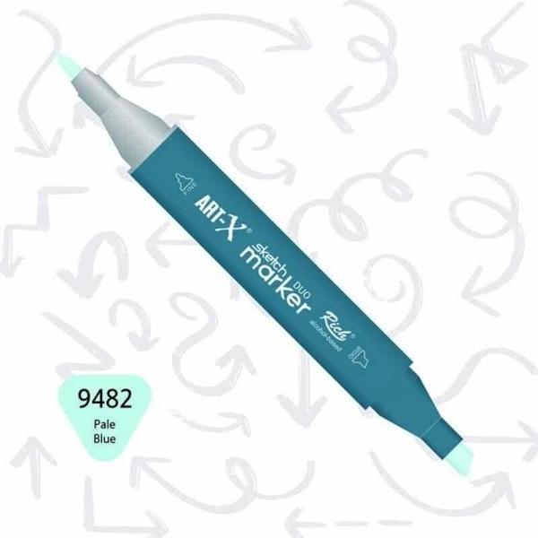 Supertrend Sketch Marker Duo Çift Uçlu Marker Kalem 9482 Pale Blue - Image 1