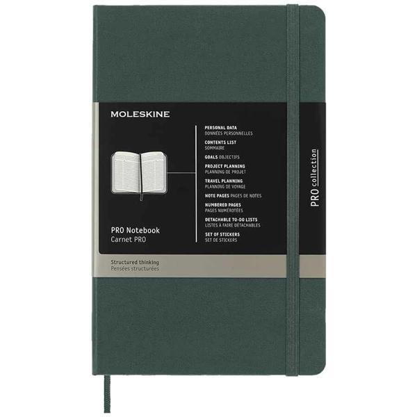 Supertrend Pro Notebook Sert Kapak Defter L Boy 13x21 cm. 240 Sayfa Orman Yeşili - Image 1