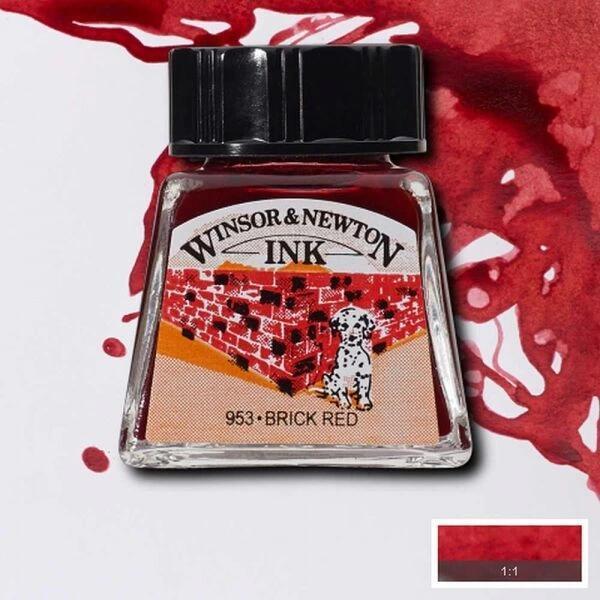 Supertrend Drawing Ink Çizim Mürekkebi 14 ml. 040 Brick Red - Image 1