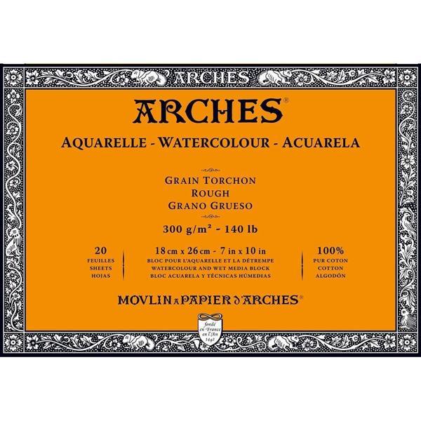 Supertrend Sulu Boya Defteri Blok Rough - Kalın Doku 300 gr. 18x26 cm. 20 Yaprak - Image 1