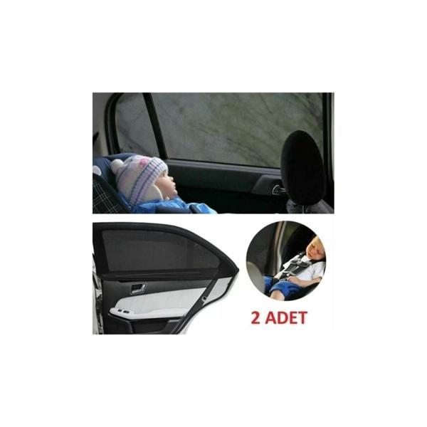 FORD FUSİON 2002-2012 Uyumlu 2 Adet Oto Yan Cam Güneşliği, Arka Cam Güneşliği/Perde - Image 1