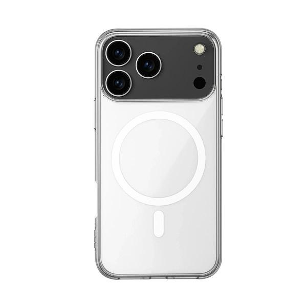 iPhone 17 Pro Kılıf Magsafe Özellikli Şeffaf Silikon Kapak - Image 1