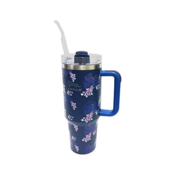 Cooker YK1549 Pipetli 1,2 lt Çelik Bardak Termos Lacivert - Image 1