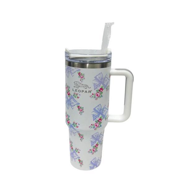 Cooker YK1549 Pipetli 1,2 lt Çelik Bardak Termos Beyaz - Image 1