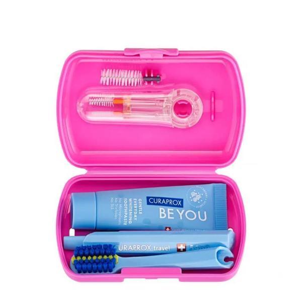 Curaprox Travel Ortho Set - Pembe - Image 1