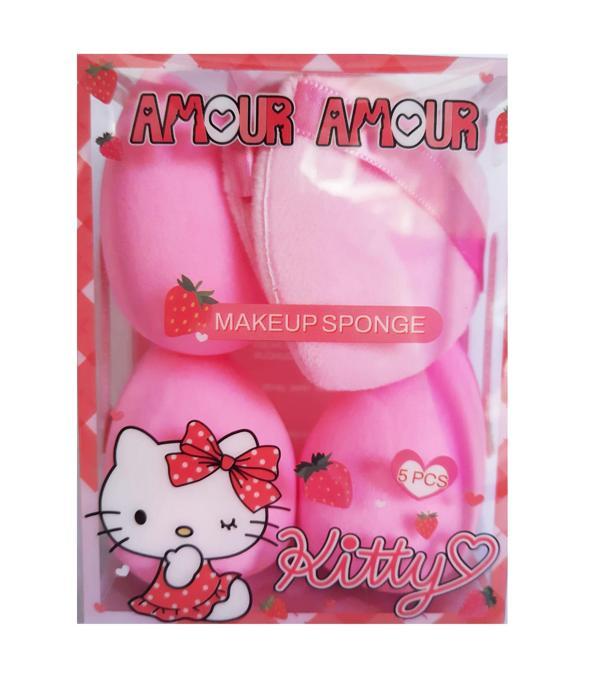 Amor Amor 5li Sünger Fondöten+ Pudra - Image 1