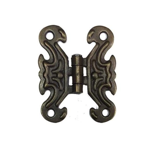 Dekoratif Sac Kelebek Menteşe - Küçük, Antik, 100 Adet - Image 1