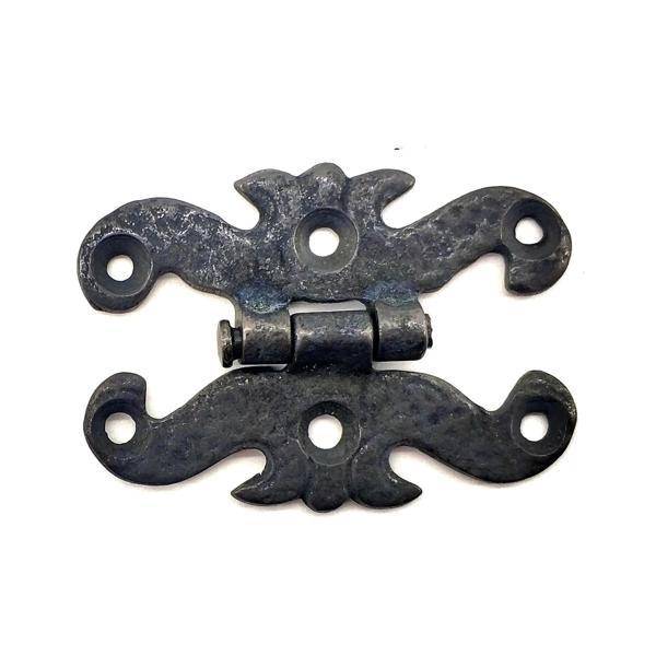 Antika Tarz Dekoratif Pirinç Kelebek Menteşe - Oksit - Image 1