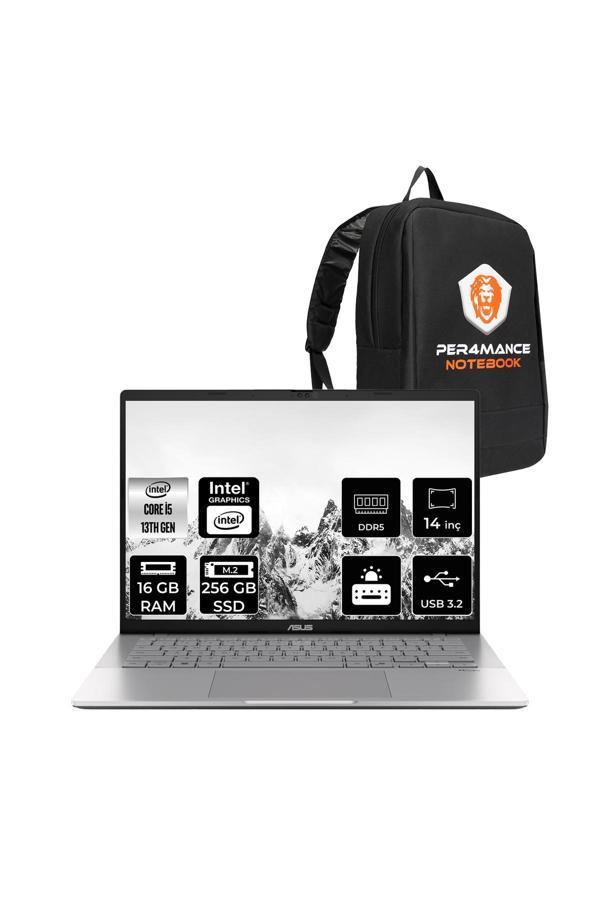 ASUS Vivobook S14 i5 13420H 16GB DDR5 256GB SSD 14" 60Hz IPS WUXGA FDOS S3407VA Dizüstü Bilgisayar & Laptop - Image 1