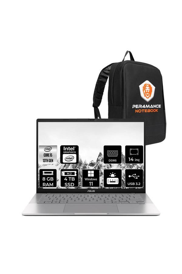 ASUS Vivobook S14 i5 13420H 8GB DDR5 4TB SSD 14" 60Hz IPS WUXGA W11P S3407VA Dizüstü Bilgisayar & Laptop - Image 1