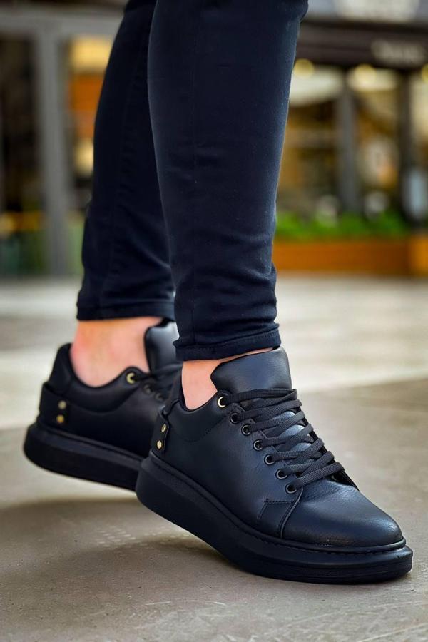 KB047  Kuback Kömür Cilt Günlük Erkek  Ayakkabı - Image 1