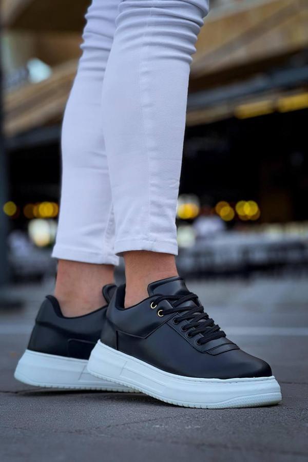 KB-X20 Kuback Siyah Cilt  Günlük Erkek Ayakkabı - Image 1