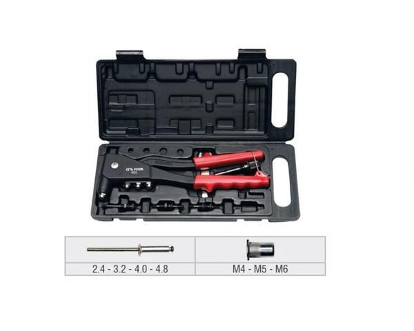 CETA R03K-RTC Cırcırlı Perçin Tabancası Takımı (Somun Perçin/Kör Somun Perçin) - Image 1