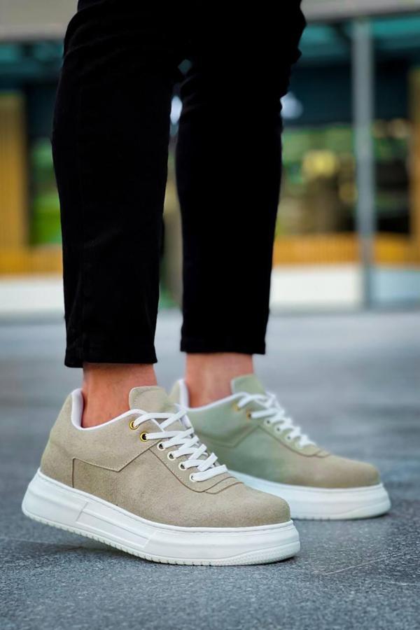 KB-X20 Kuback Bej Süet  Günlük Erkek Ayakkabı - Image 1