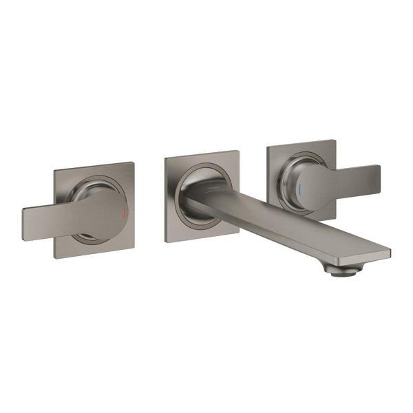 Grohe Allure Ankastre Lavabo Bataryası (Sıva Üstü Grubu), Fırçalı Sert Grafit - 20193AL2 - Image 1