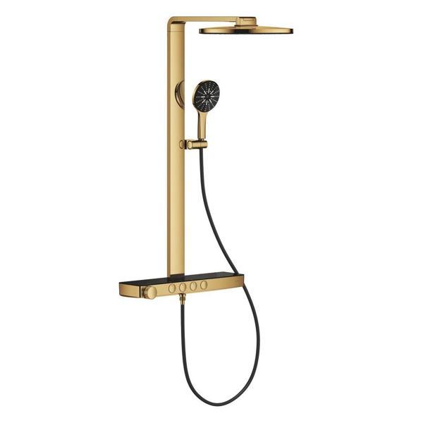 Grohe Rainshower Aqua Pure Duvara monte termostatlı duş sistemi - 100964GL00 - Image 1