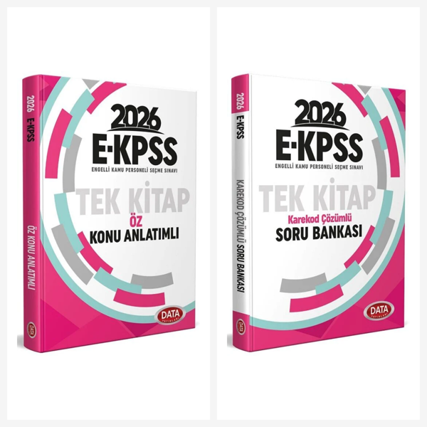 Data 2026 EKPSS Konu Anlatımlı + Soru Bankası 2 li Set Data Yayınları - Data Yayınları - Image 1