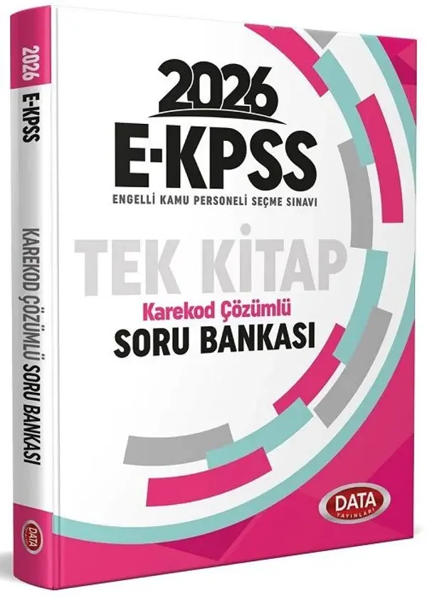 Data 2026 EKPSS Soru Bankası Çözümlü Tek Kitap Data Yayınları - Data Yayınları - Image 1