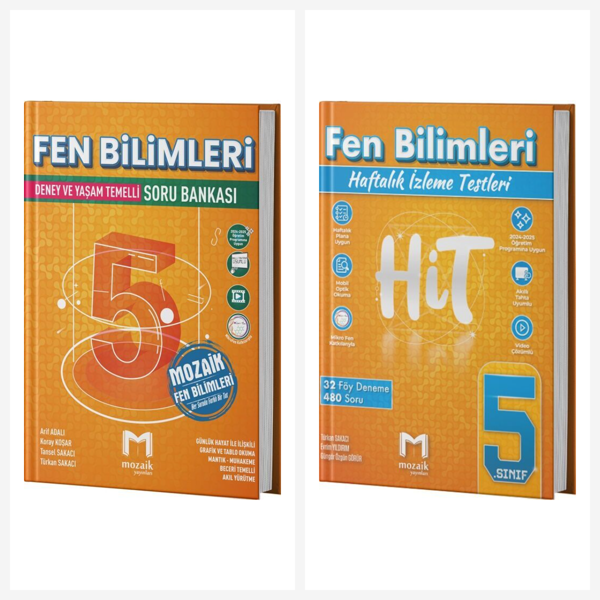 Mozaik 5. Sınıf Fen Bilimleri Soru Bankası + Hit Deneme Seti Mozaik Yayınları - Mozaik Yayınları - Image 1