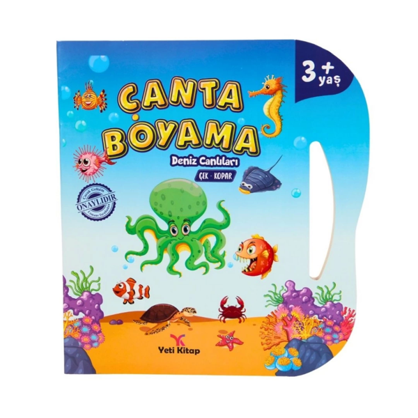 Nessiworld Çanta Kitap Boyama Kitabı Deniz Canlıları - Image 1