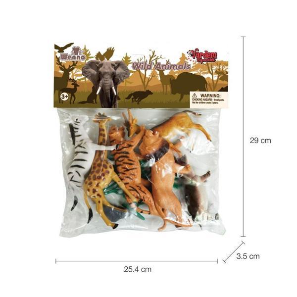 Nessiworld 9115,9116,9117 Poşette 9 parça Hayvan Seti - Image 1