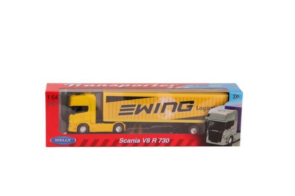 Nessiworld 68021SS-F-GW WELLY 1 64 SCANIA R730 TRAILER 48 - Image 1