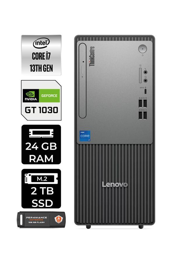 LENOVO ThinkCentre Neo 50T G5 i7 13700 24GB 2TB SSD GT1030/4GB W11P Masaüstü Bilgisayar &PER4 USB - Image 1