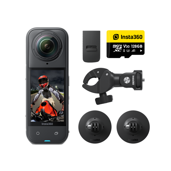 Insta360 X5 Motorcycle Bundle Aksiyon Kamerası - Image 1