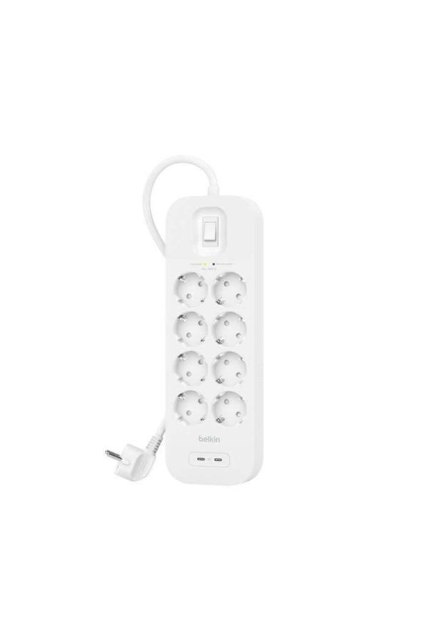 Belkin Srb004Vf2M 8'Li 2M Akım Koruma Priz+2X Usb-C - Image 1