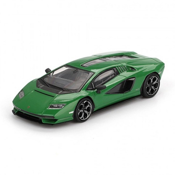 Nessiworld Mini GT 1/64 Lamborghini Countach LPI 800-4 Verde Medio - Image 1