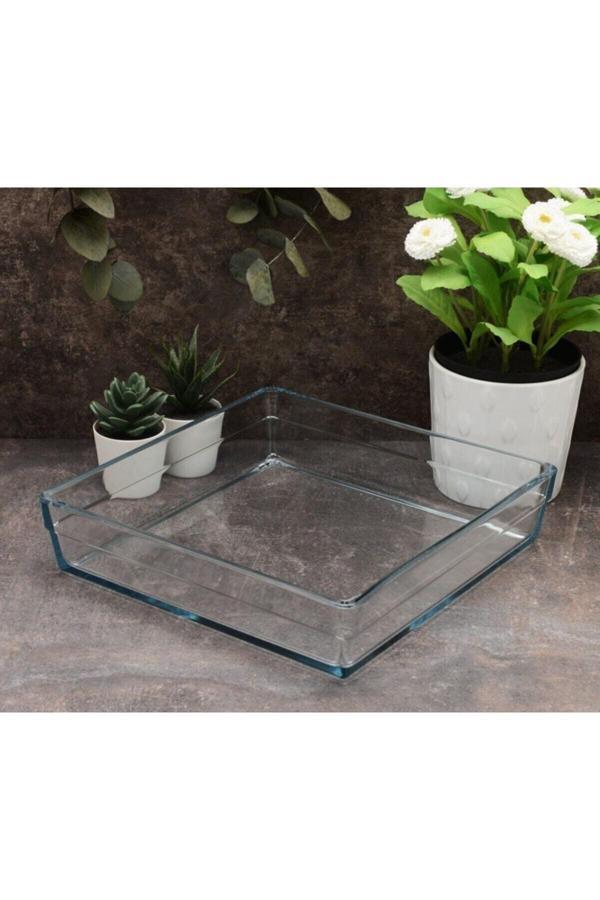Paşabahçe Borcam Premium Kare Tepsi 59314 - Image 1