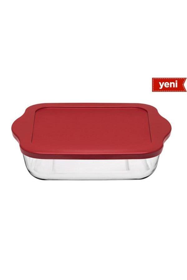 Paşabahçe Plastik Kapaklı Kare Borcam 59024 - Image 1