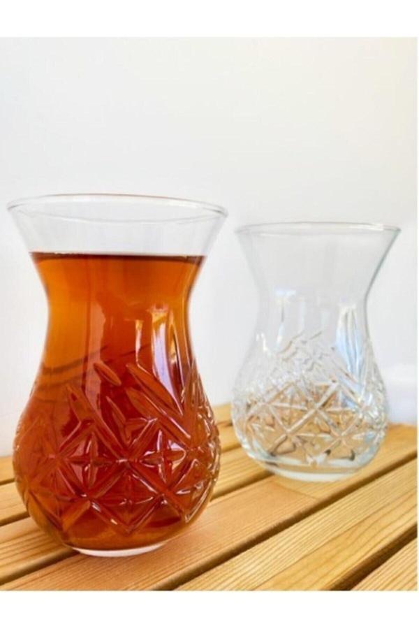 Paşabahçe Timeless Kesme Kristal Çay Bardağı - 6 Lı Çay Bardak 42881 - Image 1
