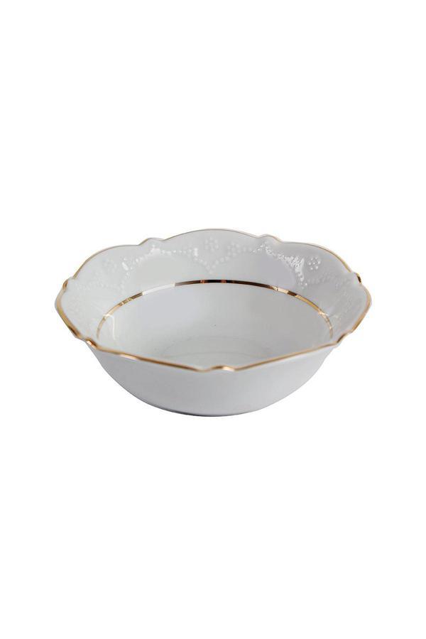 Porland Queen Altın Yaldız Kase 13 Cm - Tek Parça - Image 1