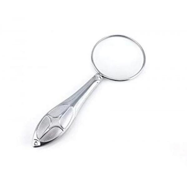 Gümüş Renkli 45mm Cam Lens, Zarif Tasarımlı Metal Büyüteçmg181558 - Image 1