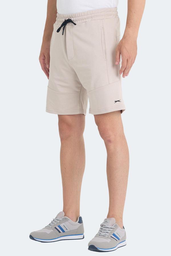 Slazenger VICENTE Erkek Cepli Taş Gri Şort - Image 1
