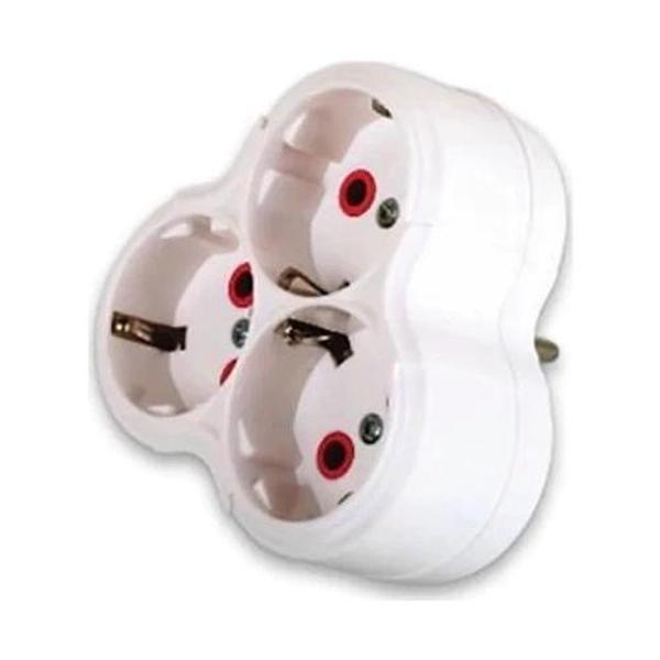 Fetih Üçlü Topraklı Fişli Priz - Image 1