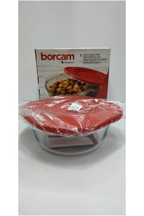 Paşabahçe 59133 Plastik Kapaklı Borcam 16Cm *19Cm - Image 1
