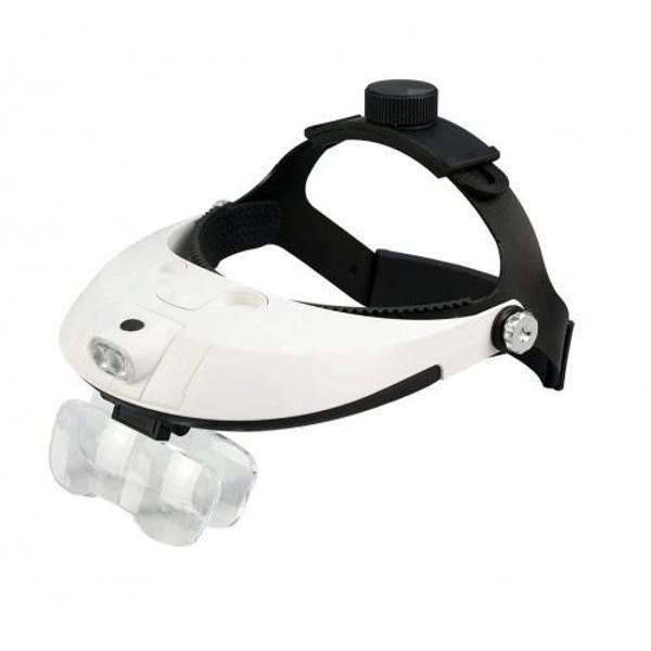 5 Mercekli Çok Fonksiyonlu, Başlık Tip Işıklı Büyüteç 81001h - Image 1