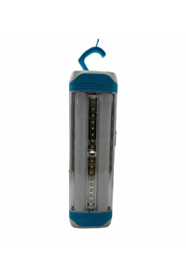 V-004 16 Ledli+smd Solar Güneş Panelli Ultra Güçlü Ledli Şarjlı Işıldak - Image 1