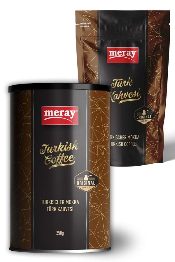 Meray Türk Kahvesi Kutu 250 Gr + Türk Kahvesi Kilitli Poşet 250 Gr - Image 1