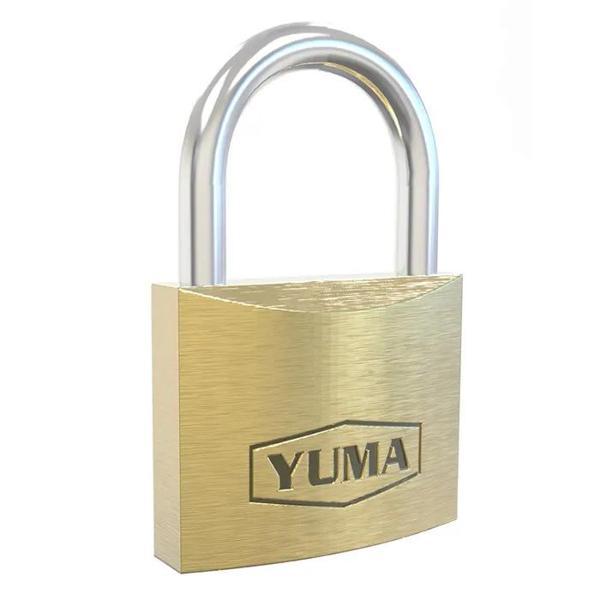 Yuma Türk Malı Pirinç Kısa Asma Kilit 40 Mm - Image 1