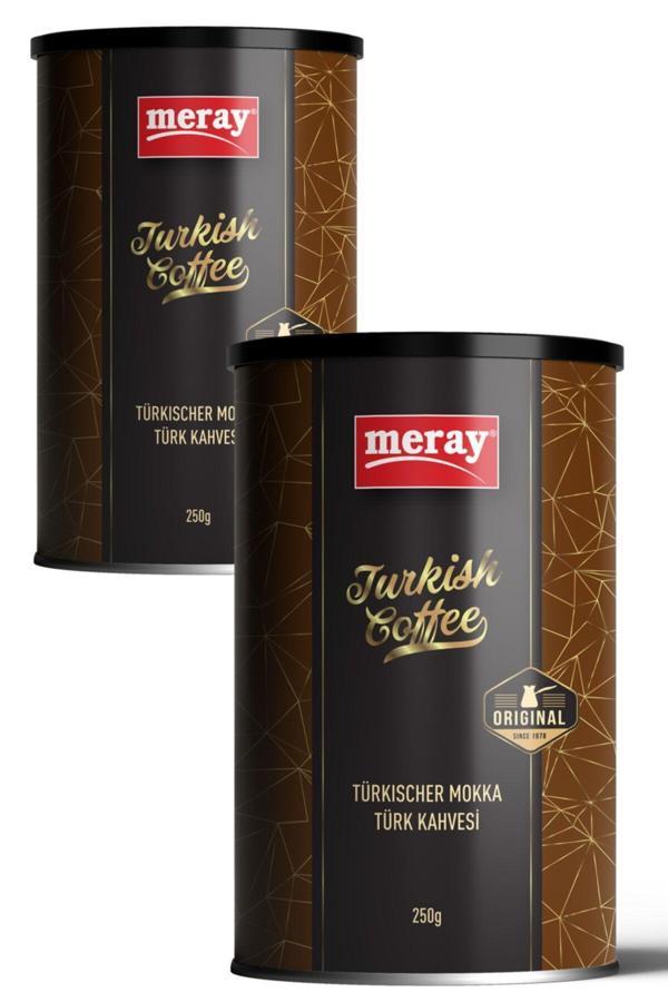 Meray Türk Kahvesi 250 Gr Teneke Kutu X 2 - Image 1