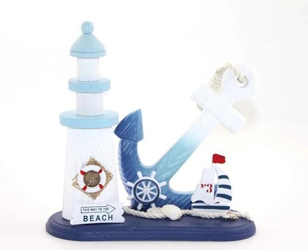 Ahşap Marin Çapalı Deniz Feneri Alk2451 - Image 1