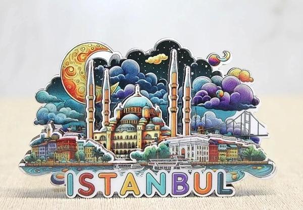 Ahşap İstanbul Temalı Magnet Alk4599 - Image 1