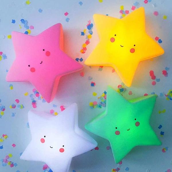 Gülen Yıldız Tasarımlı Led Işıklı Masa Lambası - Image 1