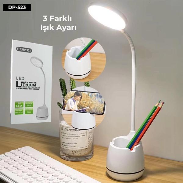 3 Modlu Kıvrımlı Bükülebilir Masa Lambası - Image 1